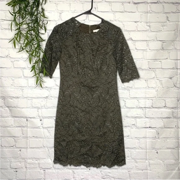 slim fit dress slacks Olive Green Lace main image 1